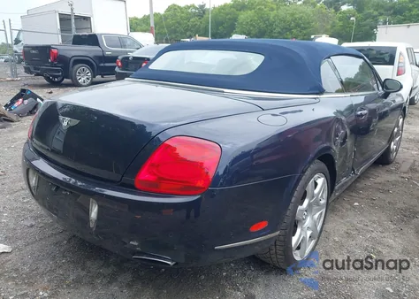 2007 Bentley Continental Gtc from USA, damaged, VIN SCBDR33WX7C047878